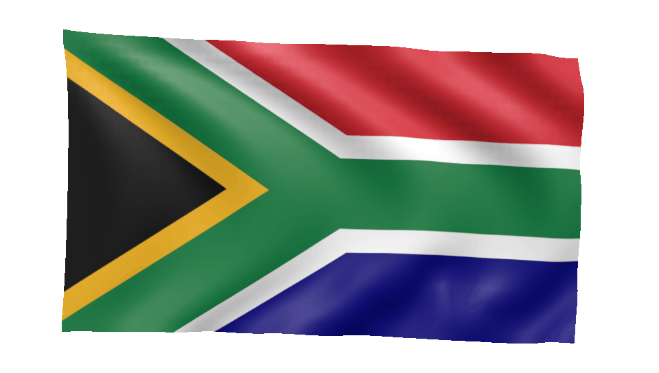 Waving RSA Flag